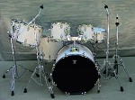 HD 20722 7-Piece White Pearl Drum Set